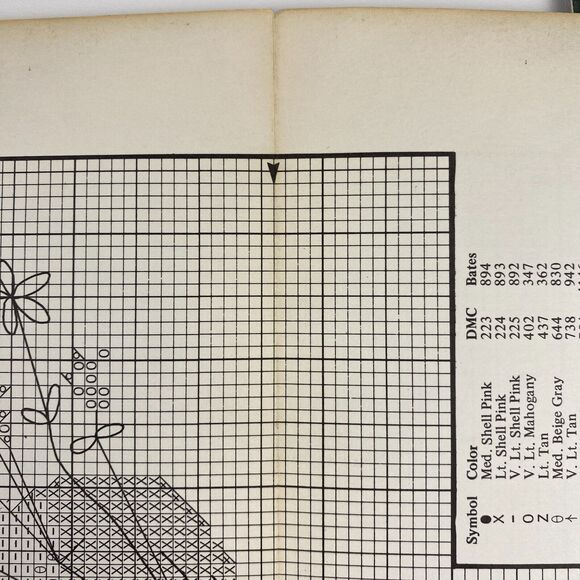 P Buckley Moss Adam and Amy Cross Stitch Pattern Chart 104 VTG 1983 Leaflet Farm - Picture 7 of 9